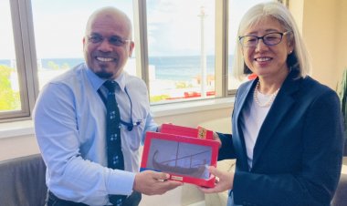 ޖަޕާން އެމްބެސެޑަރ އާއި ސްޓެލްކޯ އެމްޑީ މަޝްވަރާ ބައްދަލުވުން