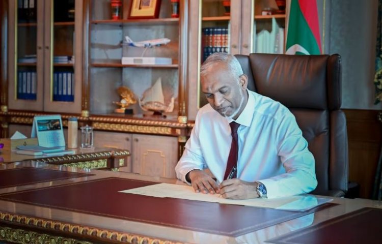 އިންތިހާބީ ކައުންސިލަރުންގެ މޫނުގައި މުއިއްޒު ކޮޅުފައިން ޖަހައިފި