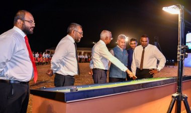 ހަނިމާދޫ އާއި ބޮޑު ތިލަދުންމަތީގެ ރައްޔިތުންނަށް މަރުހަބާ: ރައީސް ސޯލިހު