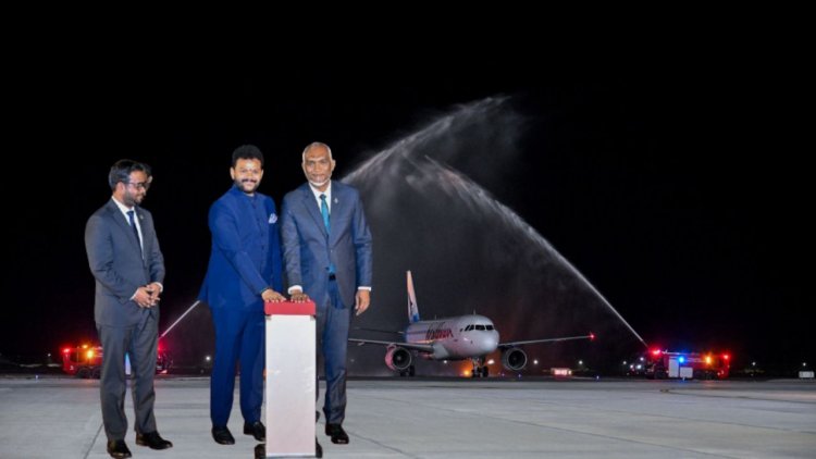 ހަނިމާދޫ އެއަރޕޯޓާ ތަރައްގީ ކުރަން އޯކޭނުވި މުއިއްޒަށް ސާބަސް