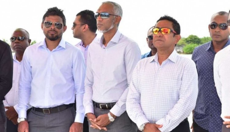 ޔާމީނު ކައިރީގައި އުޅުނުހާ ވަގުން ތިބީ މުއިއްޒާއެކު ގަދަކޮށް